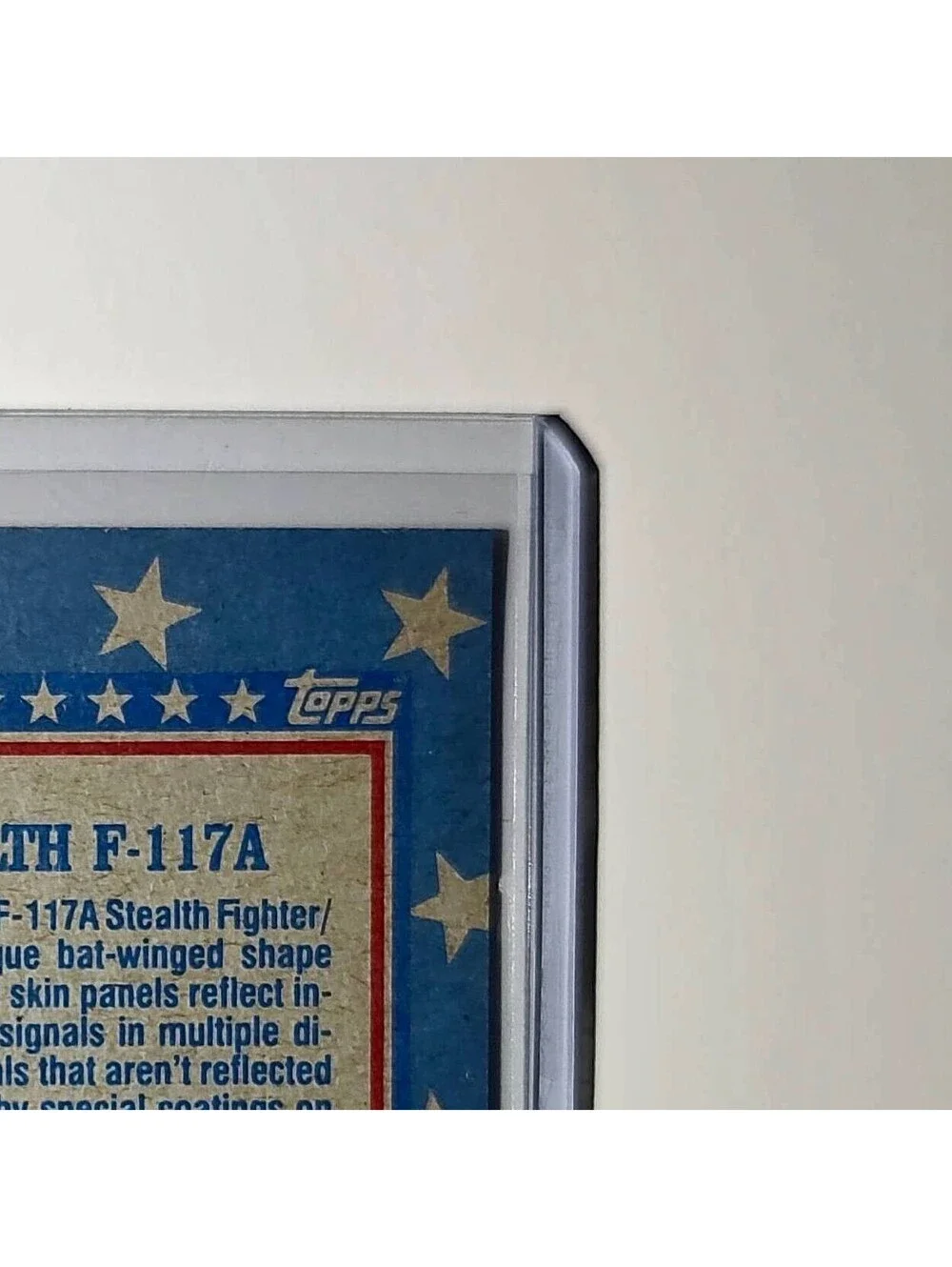 F-117A Stealth Fighter 1991 Topps Desert Storm #119 Card